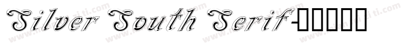 Silver South Serif字体转换